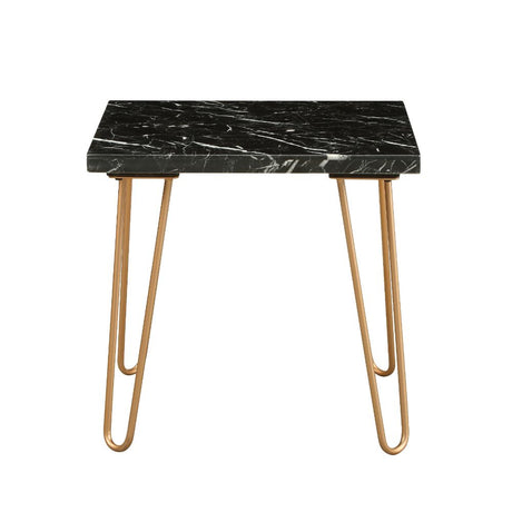 Telestis Black End Table - Ornate Home