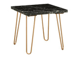 Telestis Black End Table - Ornate Home