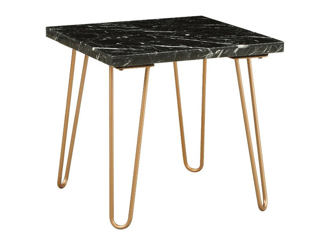 Telestis Black End Table - Ornate Home