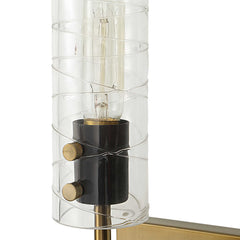 Telesto Brass 1 Light Sconce - Ornate Home