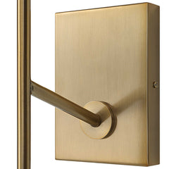 Telesto Brass 1 Light Sconce - Ornate Home