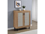 Teller Natural Oak 2-door Shoe Storage Cabinet - Ornate Home
