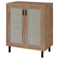 Teller Natural Oak 2-door Shoe Storage Cabinet - Ornate Home