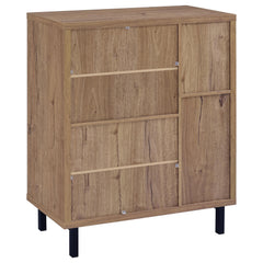 Teller Natural Oak 2-door Shoe Storage Cabinet - Ornate Home