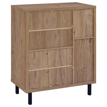 Teller Natural Oak 2-door Shoe Storage Cabinet - Ornate Home