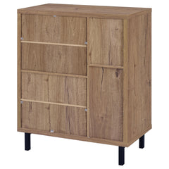 Teller Natural Oak 2-door Shoe Storage Cabinet - Ornate Home