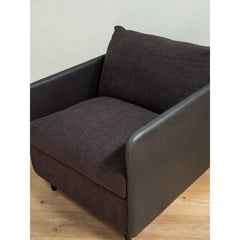 Teller Warm Black Accent Chair - Ornate Home