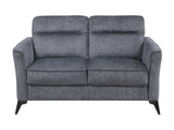 Tellot Dark Gray Loveseat - Ornate Home