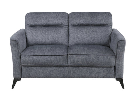 Tellot Dark Gray Loveseat - Ornate Home