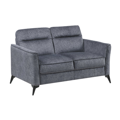 Tellot Dark Gray Loveseat - Ornate Home