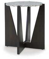 Tellrich Black/White Accent Table (Online Special Price) - Ornate Home