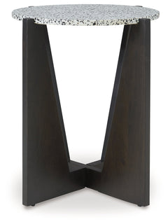 Tellrich Black/White Accent Table - Ornate Home