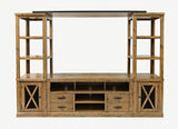 Telluride Brown Entertainment Wall - 60 Media Unit - Ornate Home