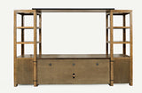 Telluride Brown Entertainment Wall - 70 Media Unit - Ornate Home