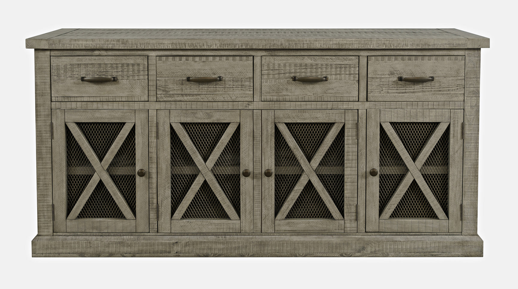 Telluride Driftwood 4 Drawer Sideboard - Ornate Home