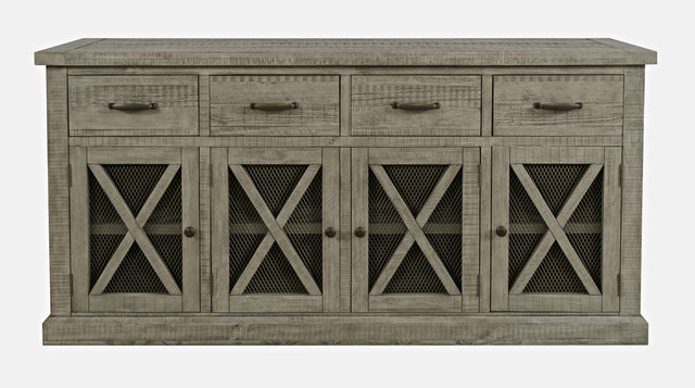 Telluride Driftwood 4 Drawer Sideboard - Ornate Home