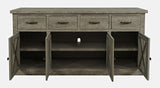 Telluride Driftwood 4 Drawer Sideboard - Ornate Home