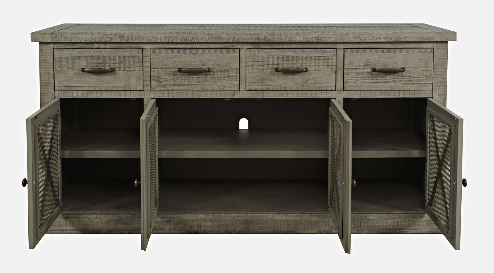 Telluride Driftwood 4 Drawer Sideboard - Ornate Home