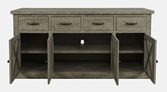 Telluride Driftwood 4 Drawer Sideboard - Ornate Home