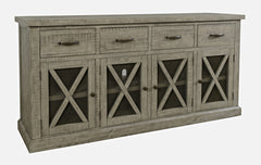 Telluride Driftwood 4 Drawer Sideboard - Ornate Home