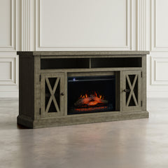 Telluride Driftwood 60 Fireplace w/ Logset - Ornate Home