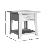 Telluride Driftwood End Table - Ornate Home