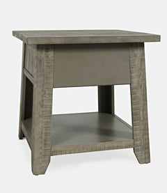 Telluride Driftwood End Table - Ornate Home