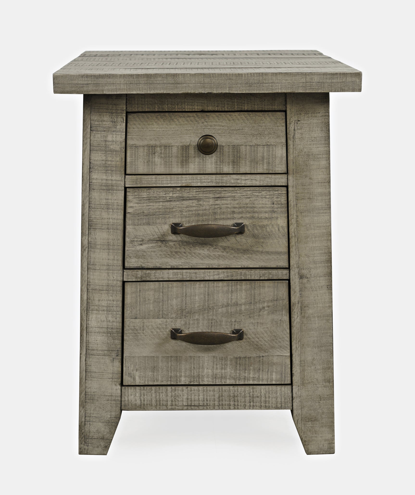 Telluride Driftwood Power Chairside Table - Ornate Home