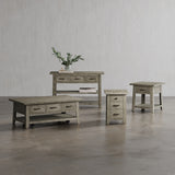 Telluride Driftwood Power Chairside Table - Ornate Home