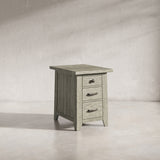 Telluride Driftwood Power Chairside Table - Ornate Home