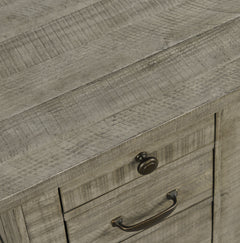 Telluride Driftwood Power Chairside Table - Ornate Home