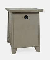 Telluride Driftwood Power Chairside Table - Ornate Home