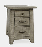 Telluride Driftwood Power Chairside Table - Ornate Home