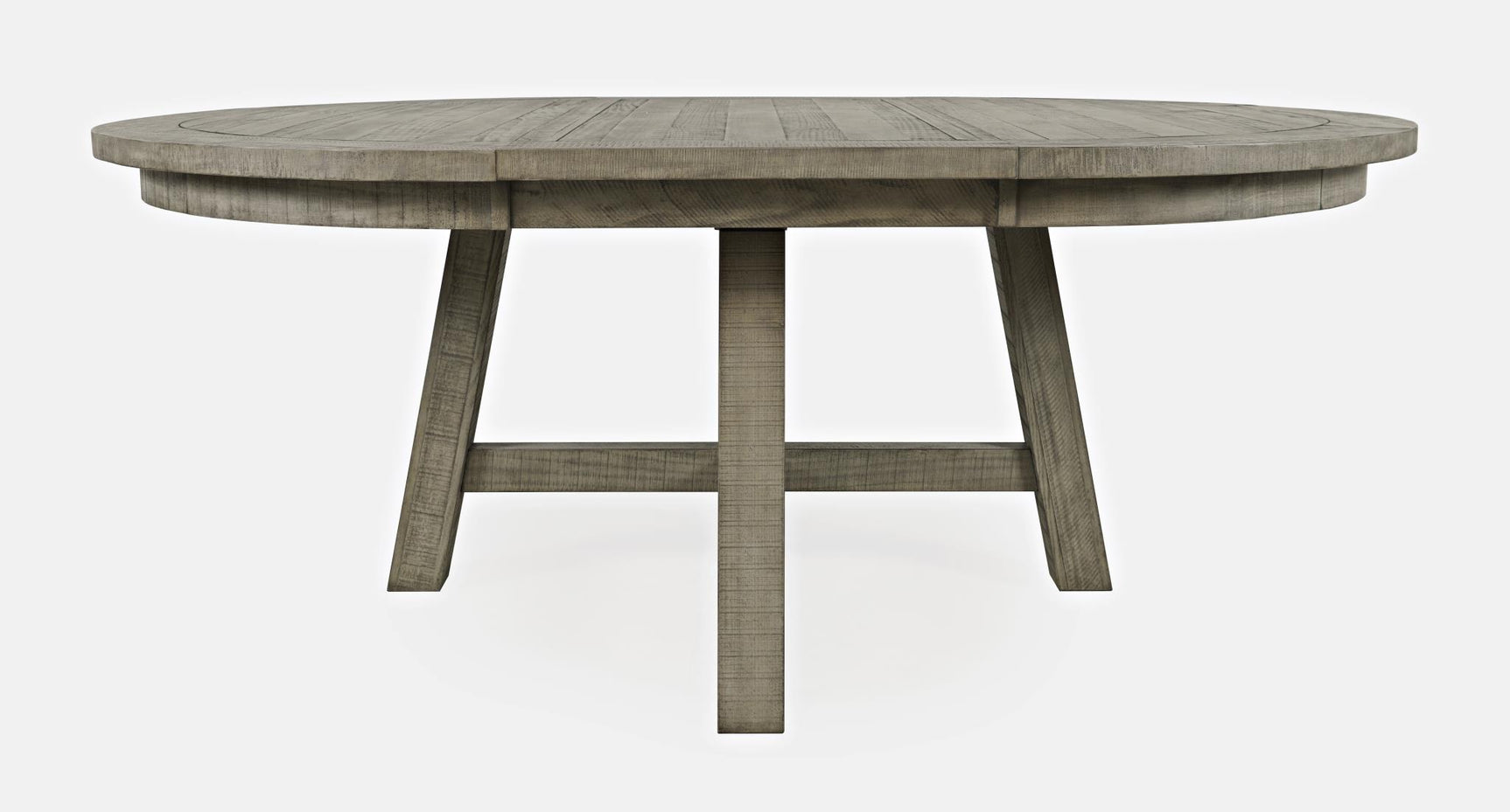 Telluride Driftwood Round Dining Table w/ 6 Uph Chairs - Ornate Home