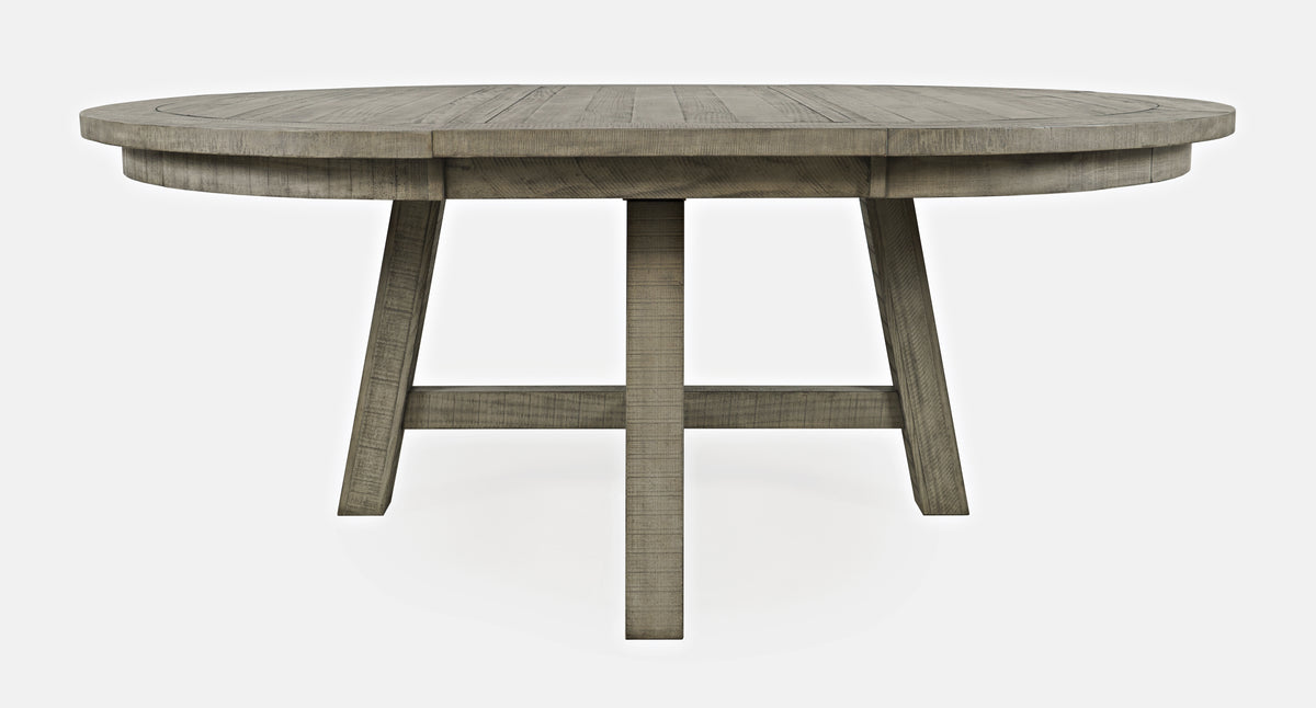 Telluride Driftwood Round Ext Dining Table - Ornate Home