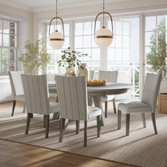 Telluride Driftwood Round Ext Dining Table - Ornate Home
