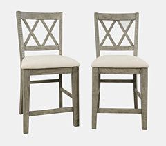 Telluride Driftwood Stool (Set of 2) - Ornate Home