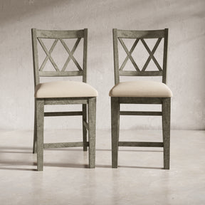 Telluride Driftwood Stool (Set of 2) - Ornate Home