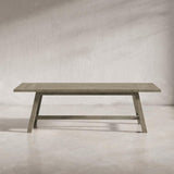 Telluride Driftwood Trestle Counter Dining Table w/ 4 Stools - Ornate Home