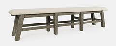 Telluride Driftwood Trestle Dining Table w/ 6 Chairs, Bench - Ornate Home