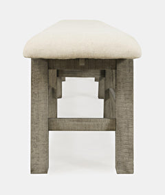 Telluride Driftwood Trestle Dining Table w/ 6 Chairs, Bench - Ornate Home