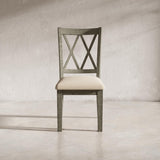 Telluride Driftwood Trestle Dining Table w/ 4 Chairs - Ornate Home