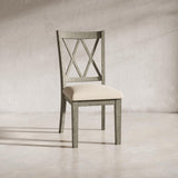 Telluride Driftwood Trestle Dining Table w/ 4 Chairs - Ornate Home
