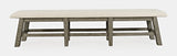 Telluride Driftwood Trestle Dining Table w/ 4 Chairs, Bench - Ornate Home