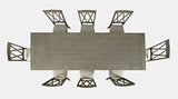 Telluride Driftwood Trestle Dining Table w/ 8 Chairs - Ornate Home