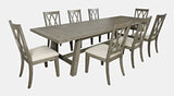 Telluride Driftwood Trestle Dining Table w/ 8 Chairs - Ornate Home