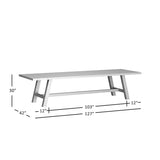 Telluride Driftwood Trestle Ext. Dining Table - Ornate Home