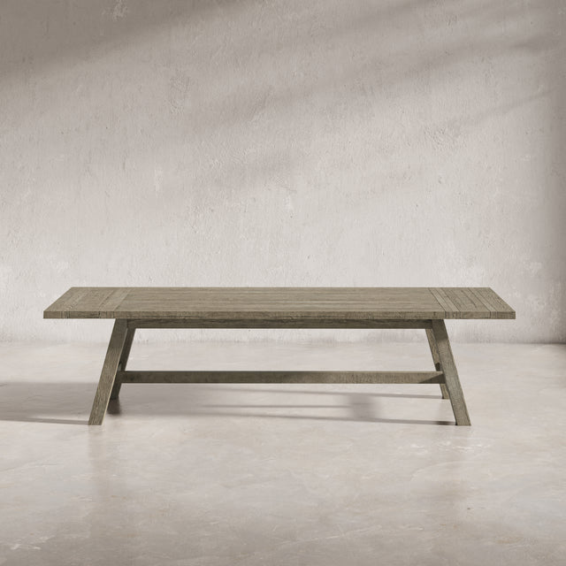 Telluride Driftwood Trestle Ext. Dining Table - Ornate Home
