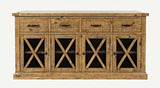 Telluride Gold 4 Drawer Sideboard - Ornate Home
