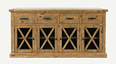 Telluride Gold 4 Drawer Sideboard - Ornate Home